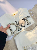 ست دو تیکه دورس و دامن دخترانه مدل DIOR